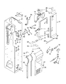 Freezer liner and air flow parts