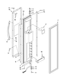 Freezer door parts