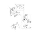 KitchenAid KSSC42QTS00 dispenser and front parts diagram