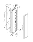Freezer door parts