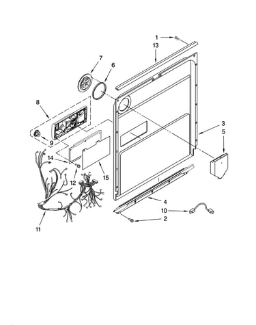 Door and latch parts