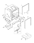 Tub and frame parts
