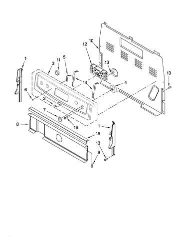 Control panel parts