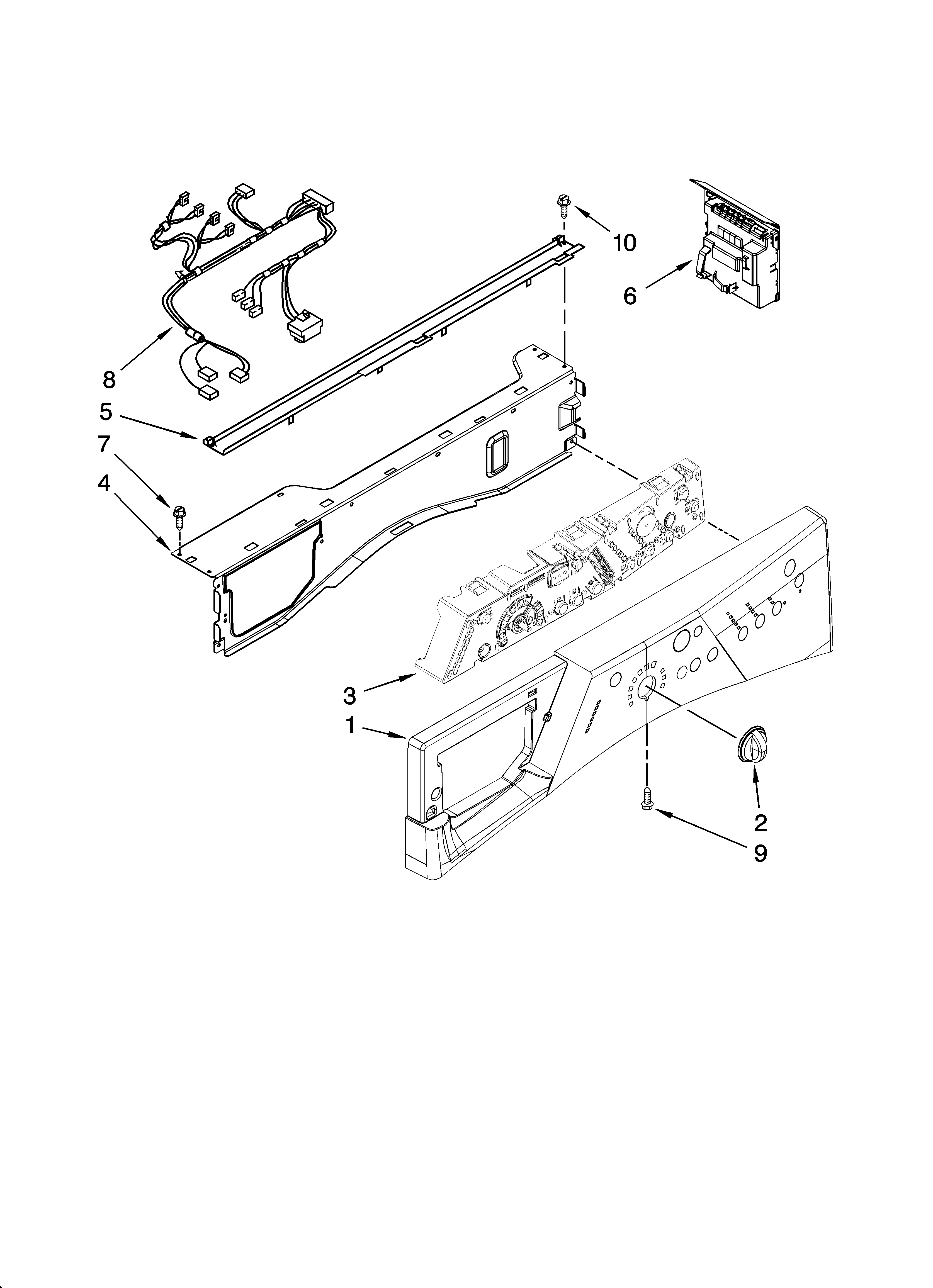 Control panel parts
