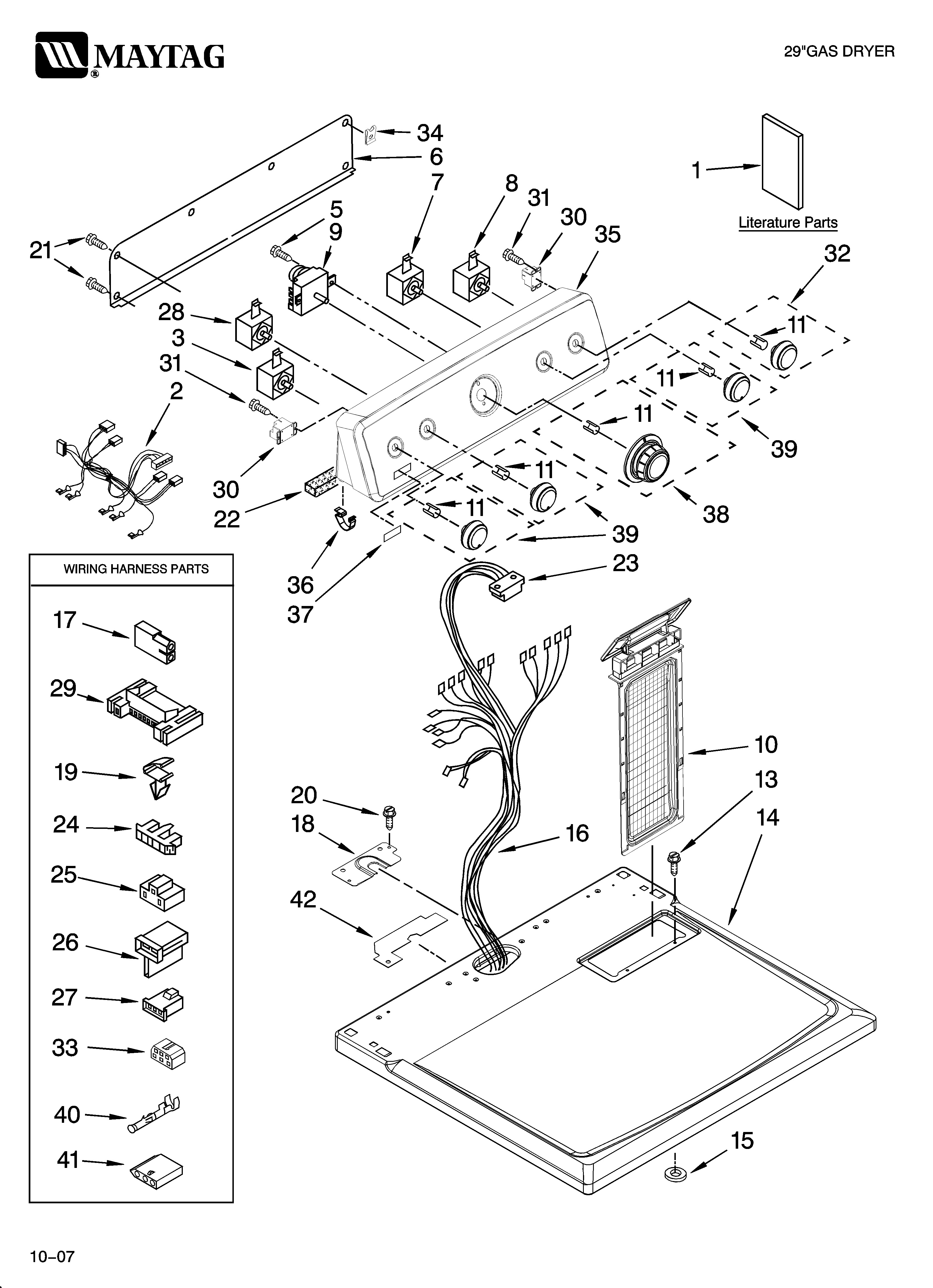 TOP AND CONSOLE PARTS