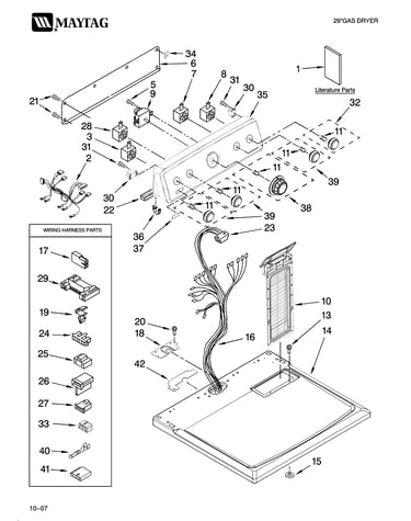 Top and console parts