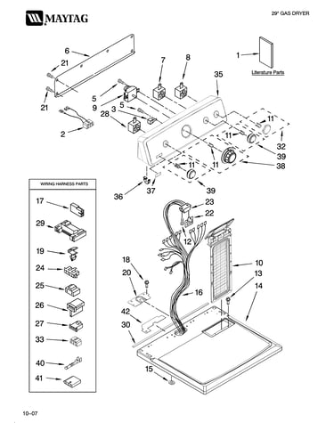 Top and console parts