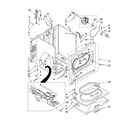 Maytag 7MMGL6741TW0 cabinet parts diagram