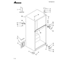 Amana ATB1632MRB00 cabinet parts diagram