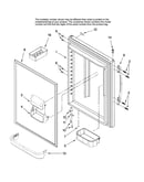 Refrigerator door parts