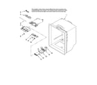 Maytag MBF2262HEW13 refrigerator liner parts diagram
