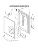 Refrigerator door parts