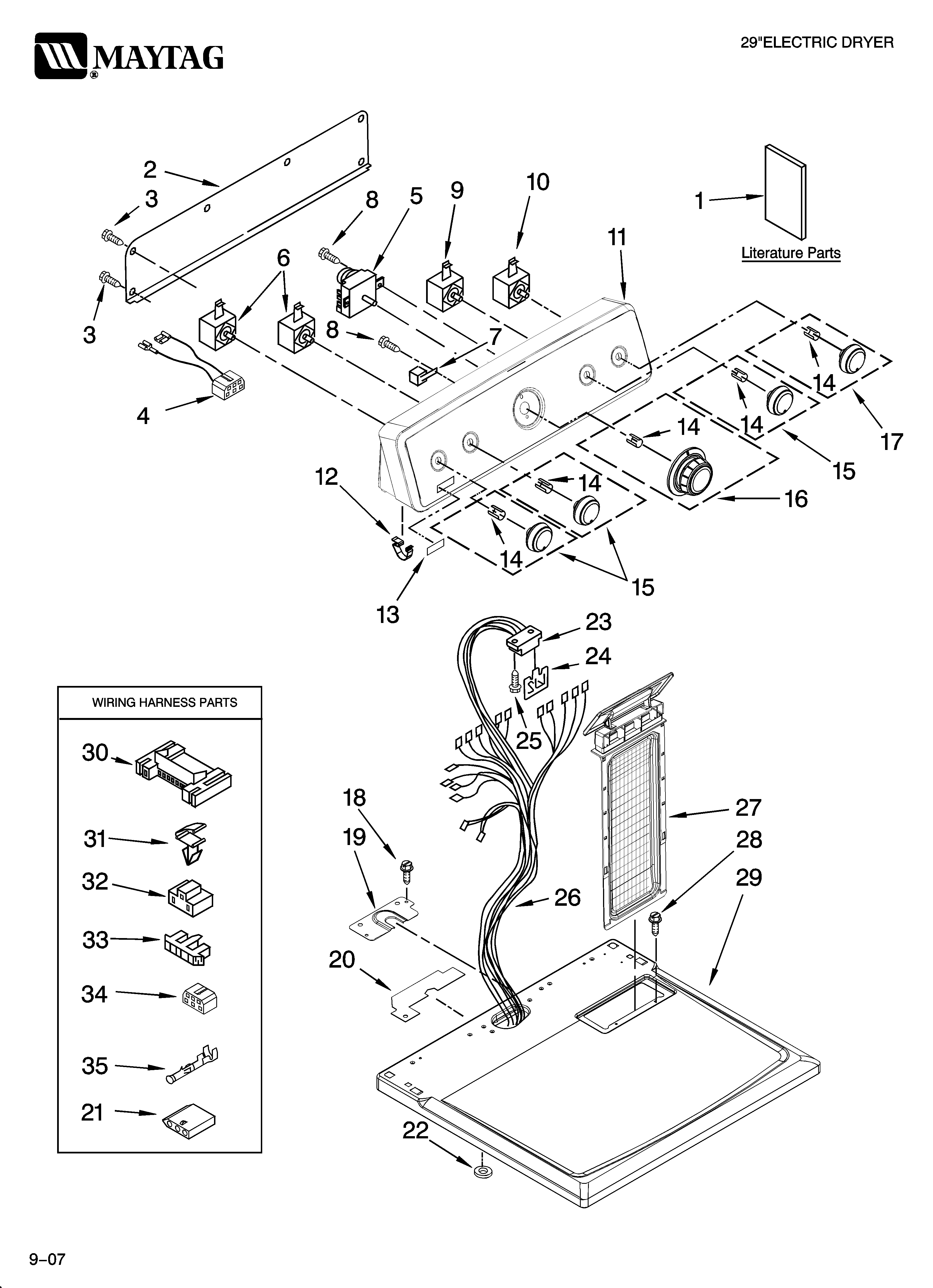 TOP AND CONSOLE PARTS