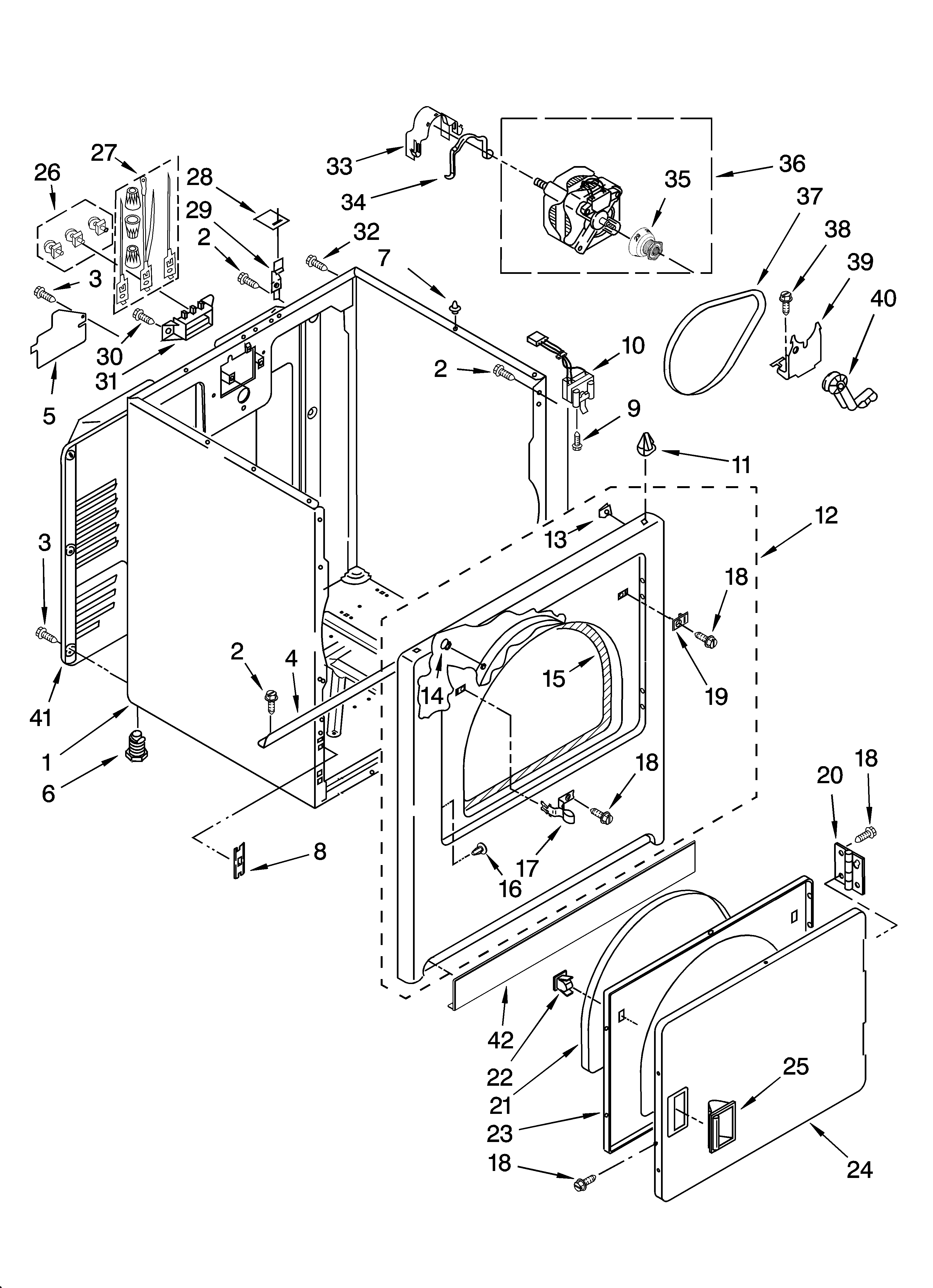 CABINET PARTS