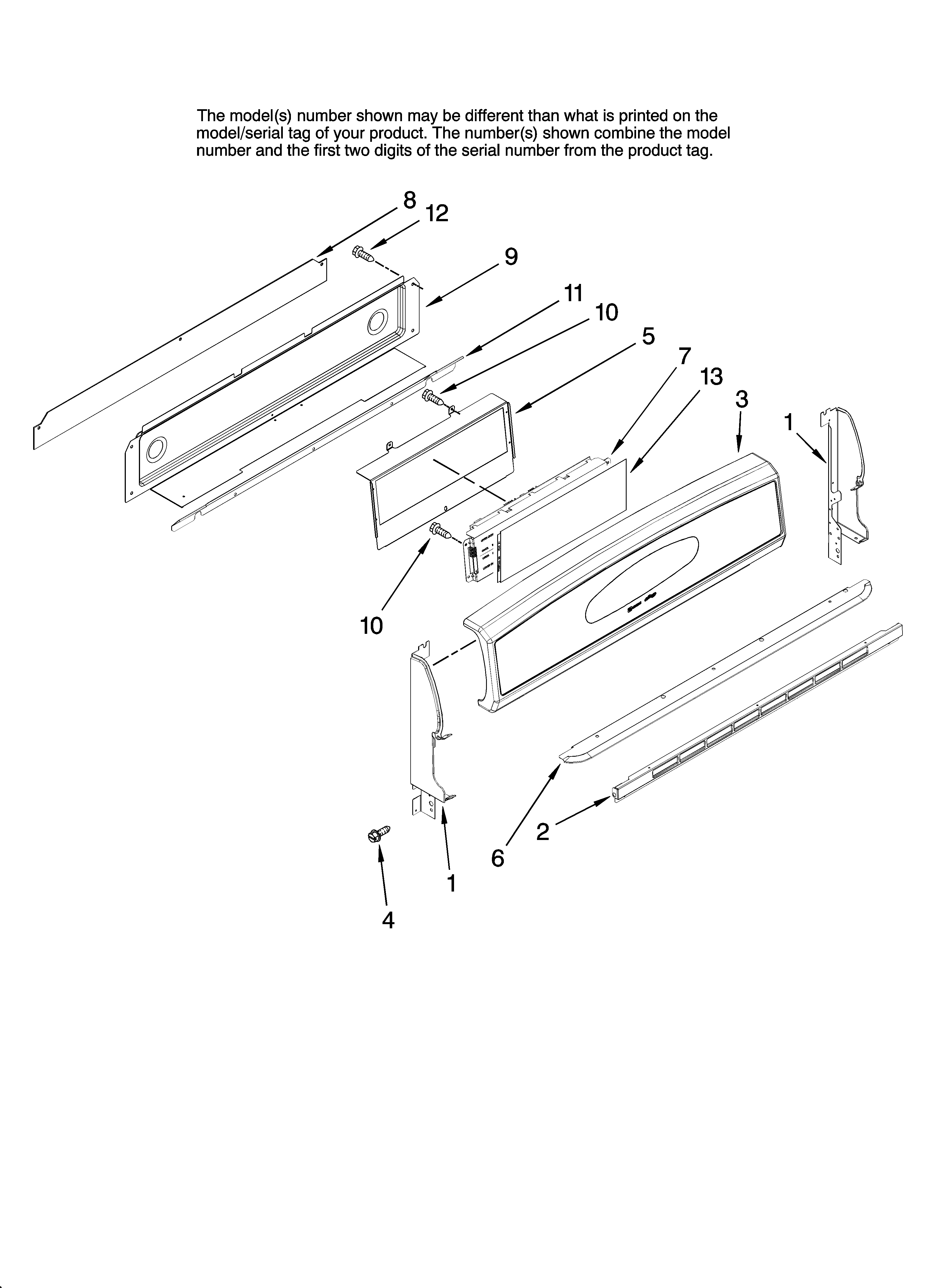 CONTROL PANEL PARTS