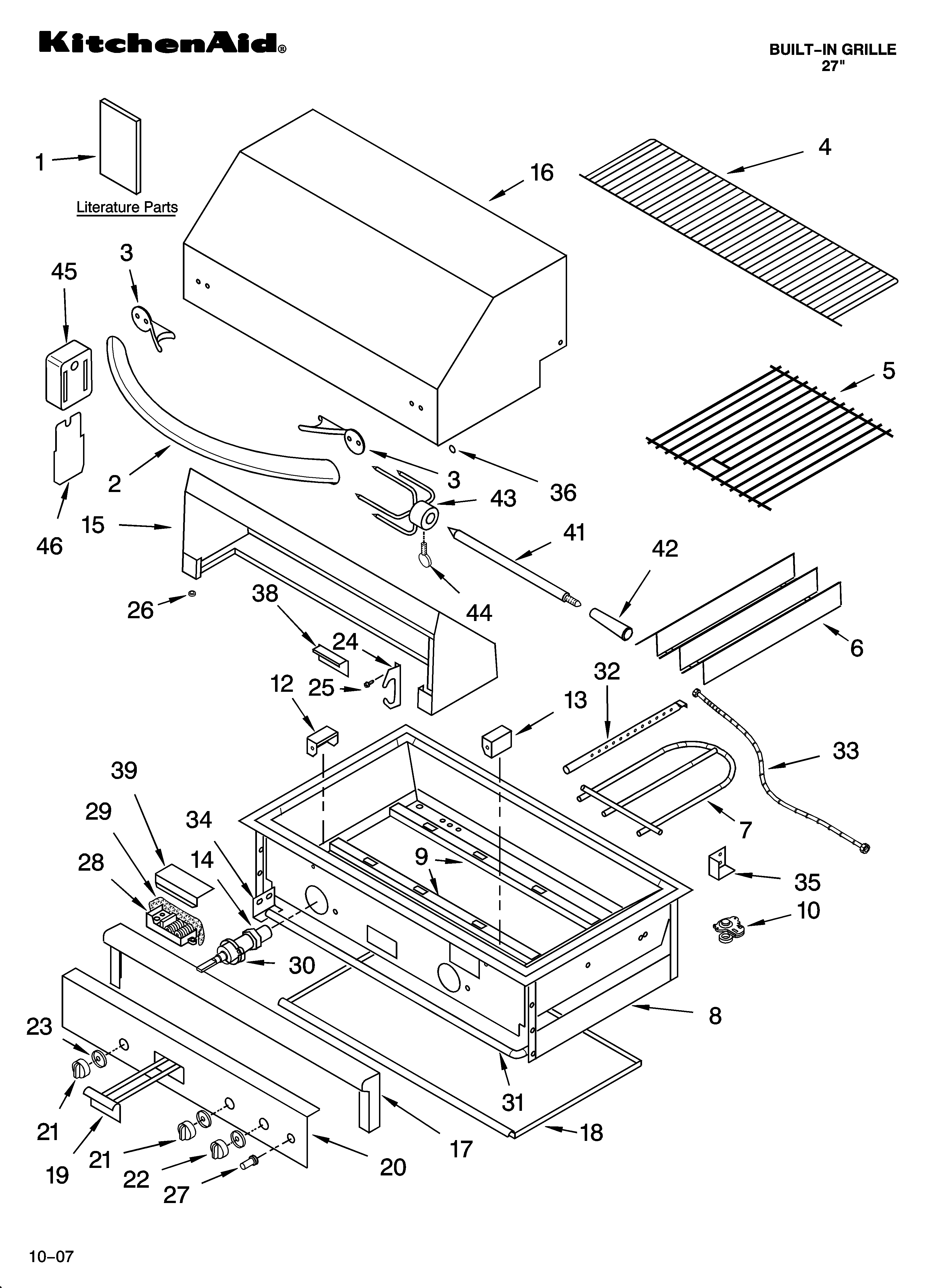 Grille parts