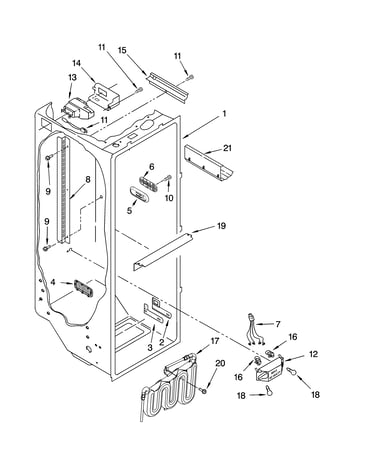 Refrigerator liner parts