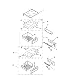 Refrigerator shelf parts