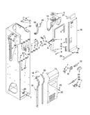 Freezer liner and air flow parts