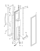 Freezer door parts