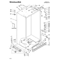 KitchenAid KSSO36QTB00 cabinet parts diagram