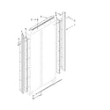 KitchenAid KSSO36QTB00 cabinet trim parts diagram