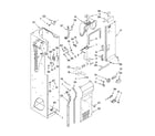 KitchenAid KSSO36QTX00 freezer liner and air flow parts diagram
