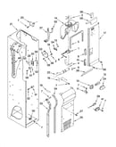 Freezer liner and air flow parts