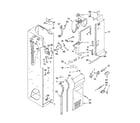 KitchenAid KSSP42QTS00 freezer liner and air flow parts diagram