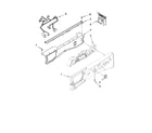 Whirlpool WFW8500SR02 control panel parts diagram