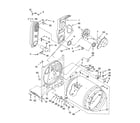 Maytag MGD5700TQ0 bulkhead parts diagram