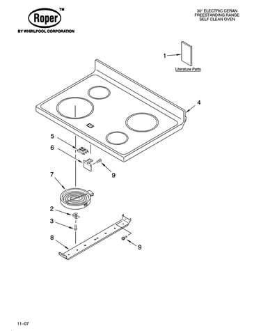 Cooktop parts