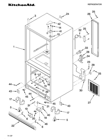 Cabinet parts