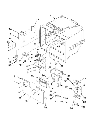 Freezer liner parts