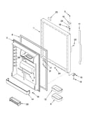 Refrigerator door parts