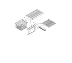 KitchenAid KSSP36QTS00 freezer shelf parts diagram