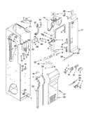 Freezer liner and air flow parts