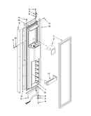 Freezer door parts