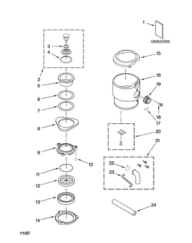 Housing and flange parts