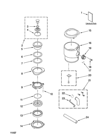 Housing and flange parts