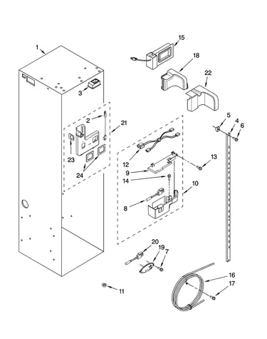 Refrigerator liner parts