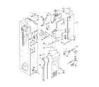 KitchenAid KSSP48QTS00 freezer liner and air flow parts diagram