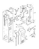 Freezer liner and air flow parts