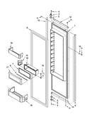 Refrigerator door parts