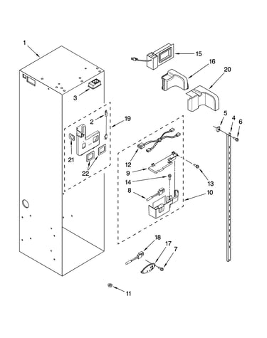 Refrigerator liner parts
