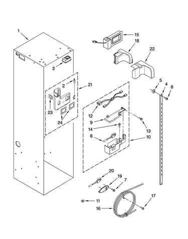 Refrigerator liner parts