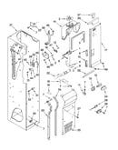 Freezer liner and air flow parts