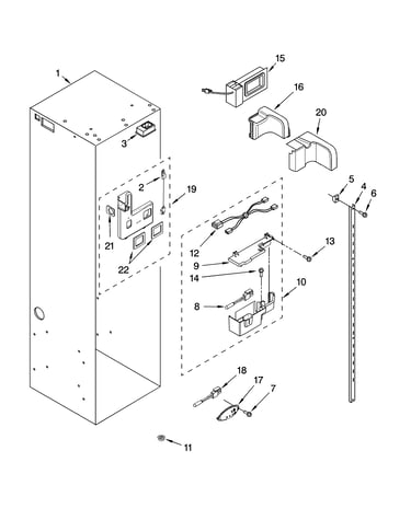 Refrigerator liner parts