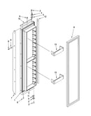 Freezer door parts