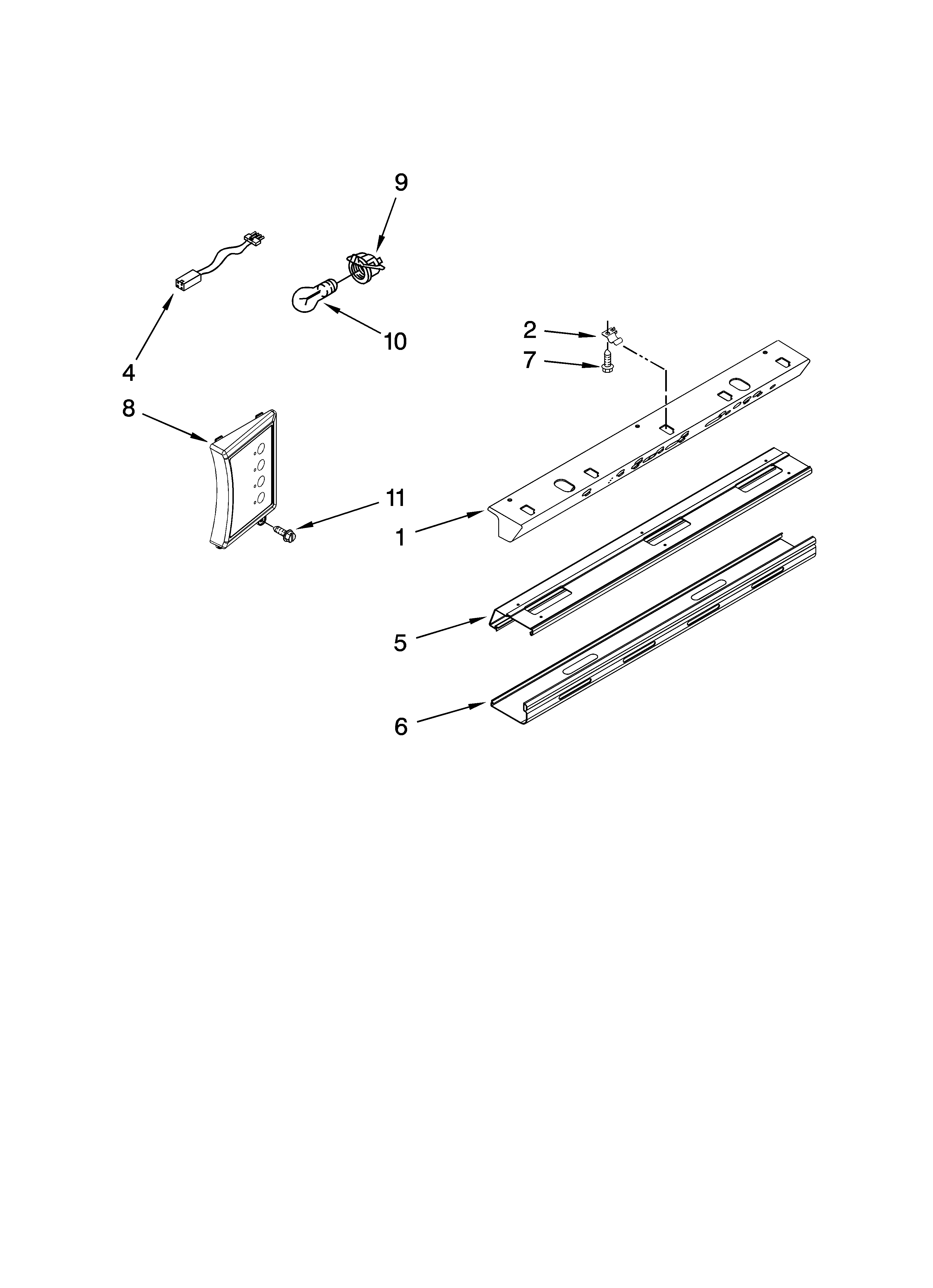 Control panel parts